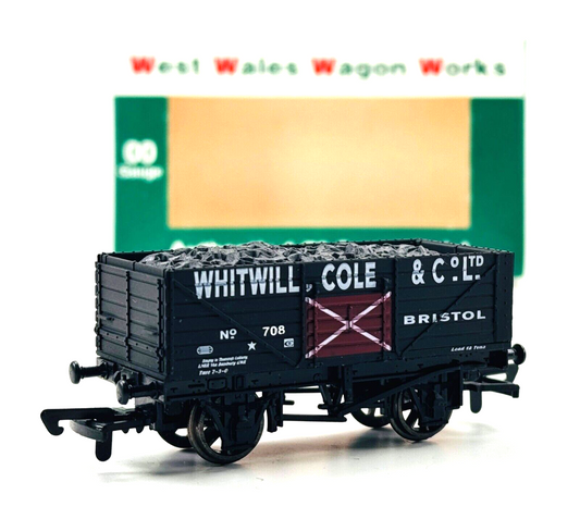 DAPOL 00 GAUGE - WHITWILL COLE BRISTOL PLANK WAGON NO.708 WEST WALES WAGON WORKS
