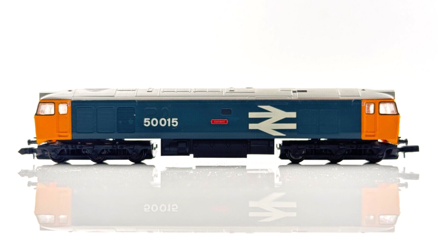 GRAHAM FARISH N GAUGE - CLASS 50 LARGE LOGO 50015 VALIANT RENAMED RENUMBERED