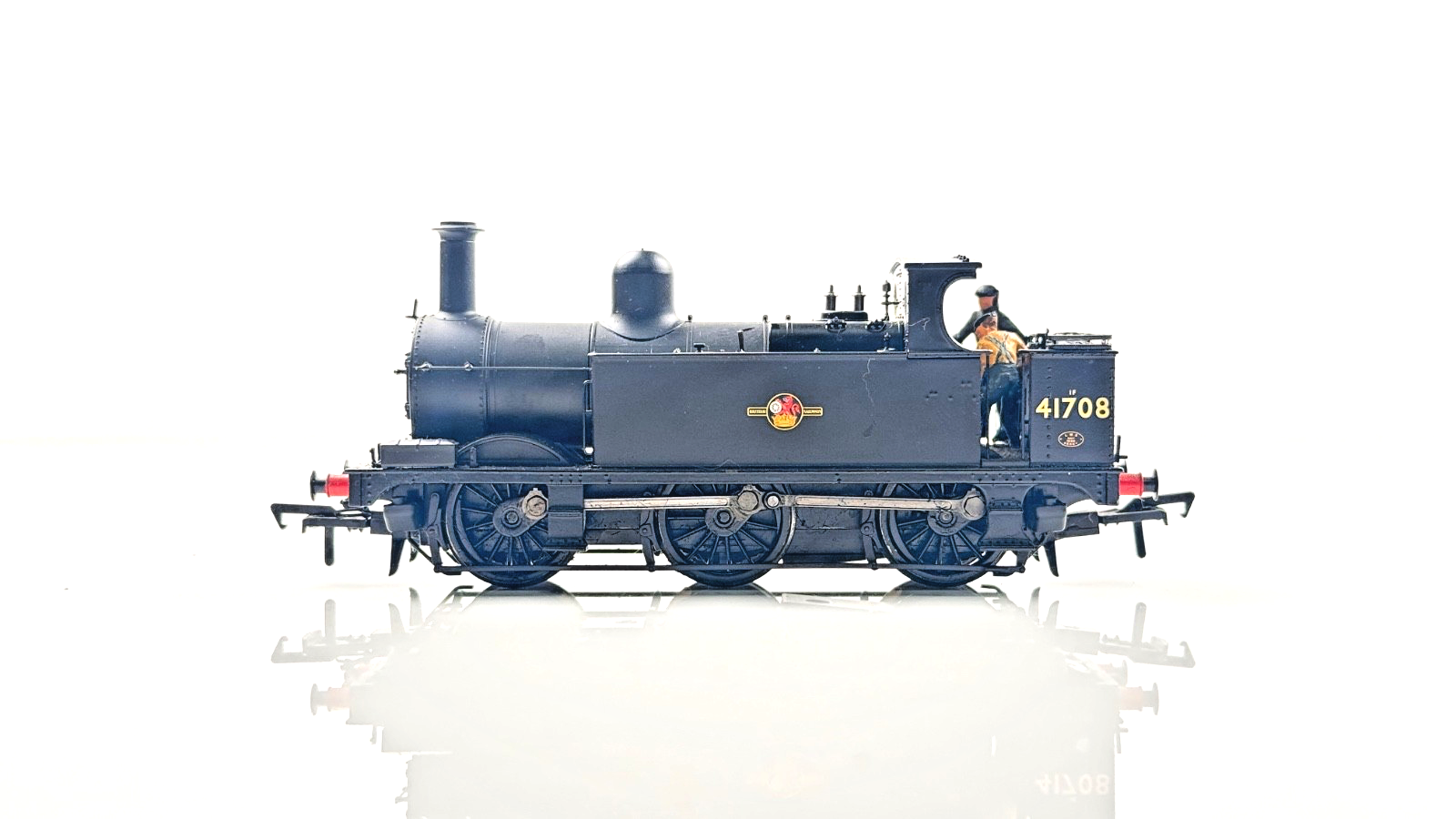 BACHMANN 00 GAUGE - 31-432 - MIDLAND CLASS 1F 41708 BR BLACK LATE CREST BOXED