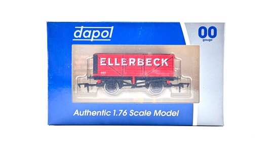 DAPOL 00 GAUGE - ELLERBECK COLLIERY WIGAN AREA WAGON NO.607 (LIMITED EDITION)