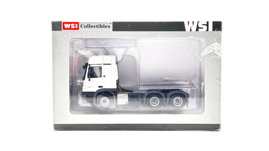 WSI 1/50 SCALE - WL-MB003 - MERCEDES BENZ MP3 L 6X4 WHITE TRACTOR UNIT BOXED