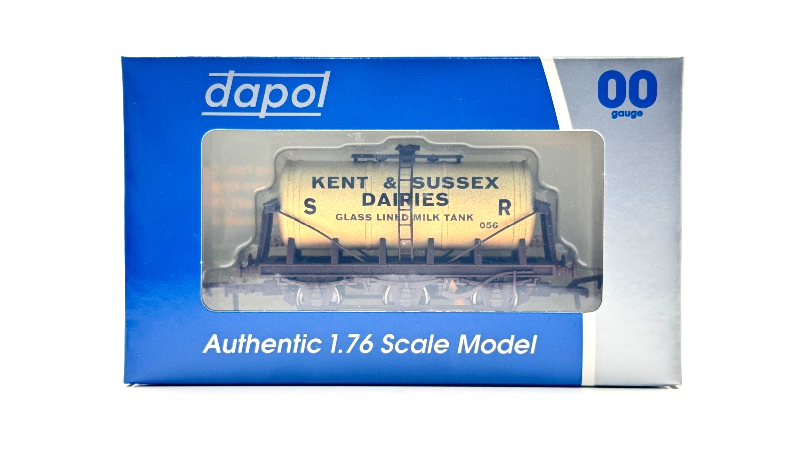 DAPOL 00 GAUGE - KENT & SUSSEX DAIRIES SR MILK TANKER 056 (W) (LIMITED EDITION)