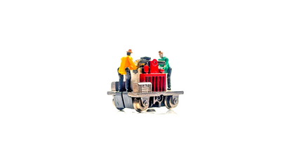 BACHMANN HO/00 GAUGE - 46202 - OPERATING GANDY DANCER HAND CAR - BOXED