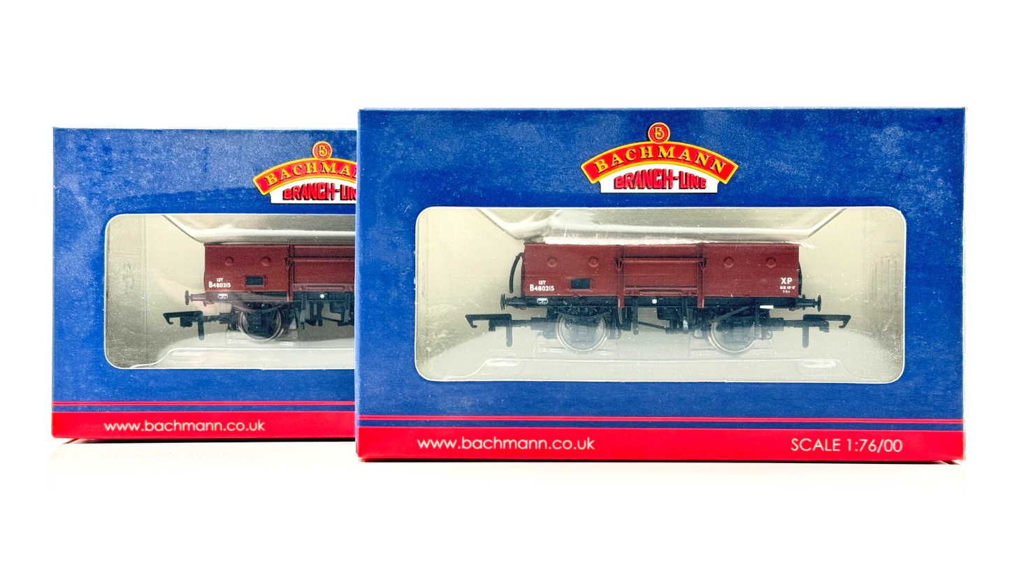 BACHMANN 00 GAUGE - 38-326 - 13T HIGH SIDED OPEN WAGON BR BAUXITE (LATE) X2