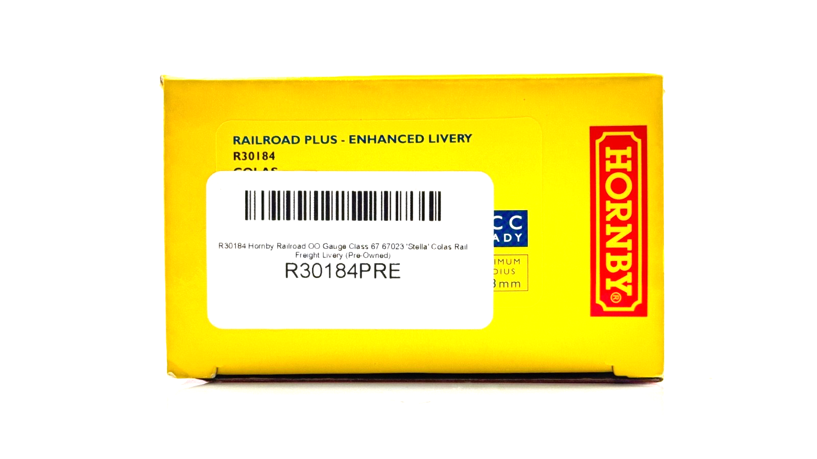 HORNBY 00 GAUGE - R30184 - CLASS 67 DIESEL 67023 COLAS RAIL STELLA - BOXED