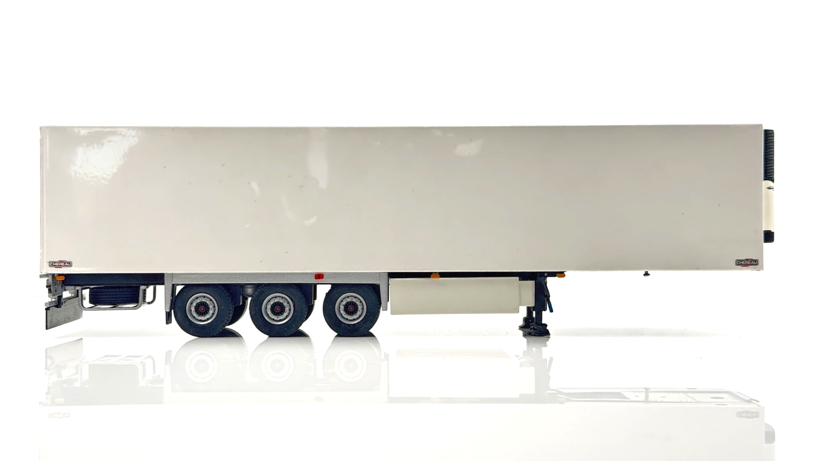 WSI 1/50 SCALE - 03-1073 - CURTAINSIDE TRAILER 3 AXLE PLAIN WHITE BOXED