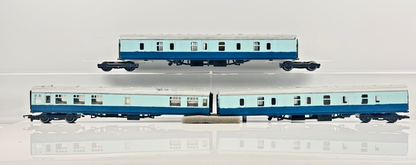 LIMA/TTR 00 GAUGE - CUSTOM REFINISHED LNER CORONATION ARTICULATED COACHES X 3
