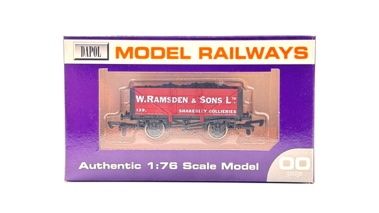 DAPOL 00 GAUGE - W. RAMSDEN & SONS SHAKERLEY COLLIERIES NO.139 (LIMITED EDITION)