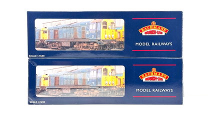 BACHMANN 00 GAUGE - CLASS 20/3 20306 20307 DRS REFINISHED TWIN SET WITH LIGHTS