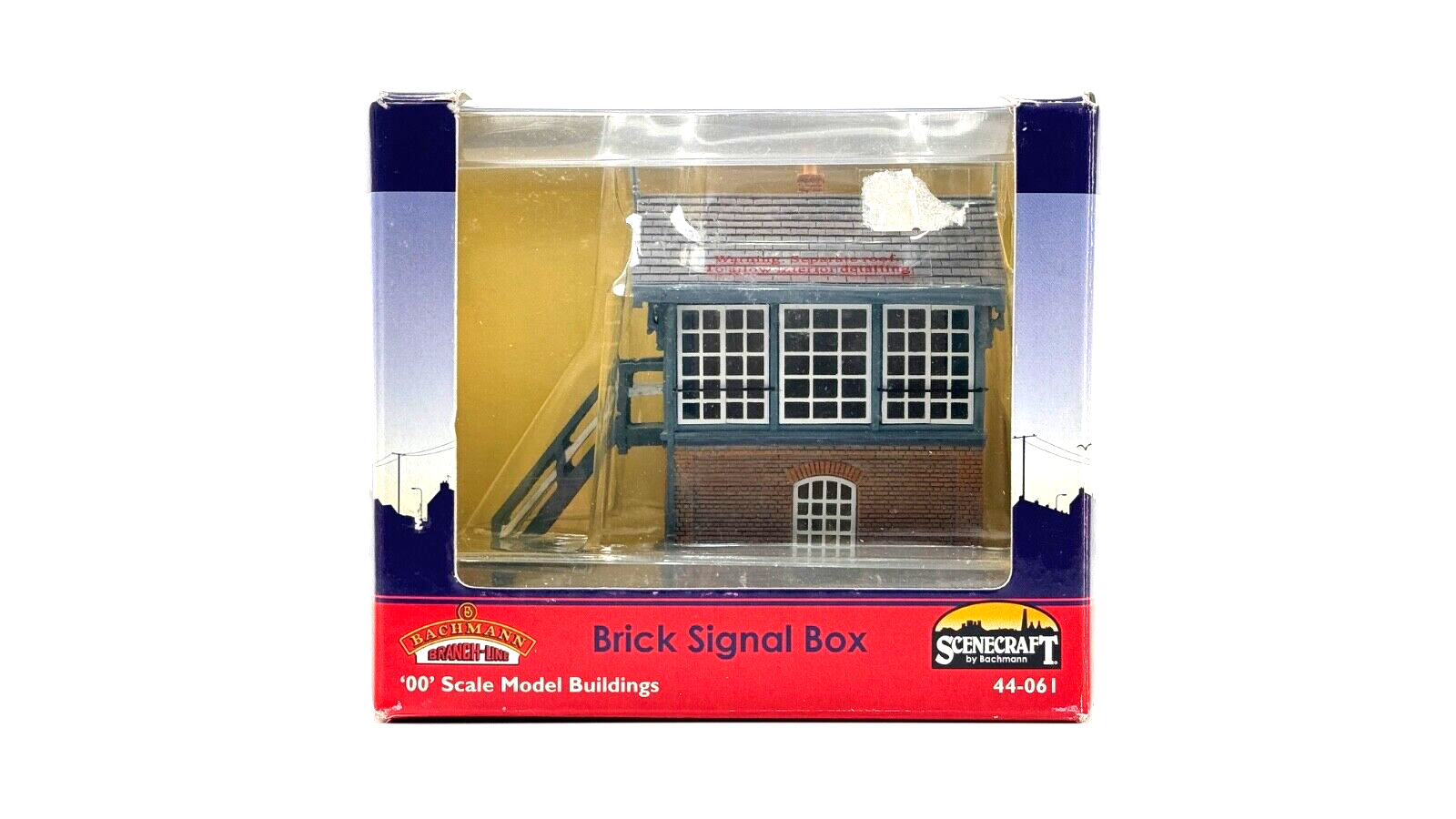 BACHMANN 00 GAUGE SCENECRAFT - 44-061 - BRICK SIGNAL BOX - BOXED