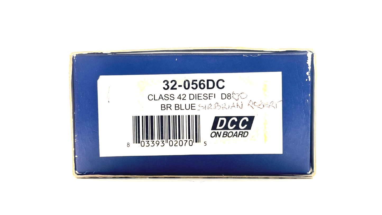 BACHMANN 00 GAUGE - 32-056 - CLASS 42 WARSHIP D800 SIR BRIAN ROBERTSON BR BLUE