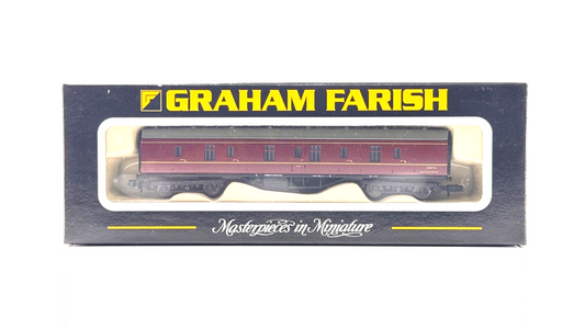 GRAHAM FARISH N GAUGE - 374-027A - MK1 BG FULL BRAKE COACH MAROON (E) - BOXED