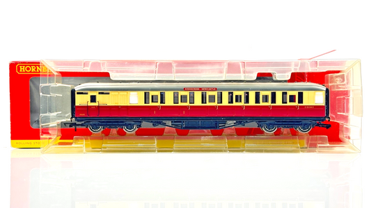 HORNBY 00 GAUGE - BR CRIMSON CREAM 61FT 6IN CORRIDOR BRAKE E10134E - FROM SET
