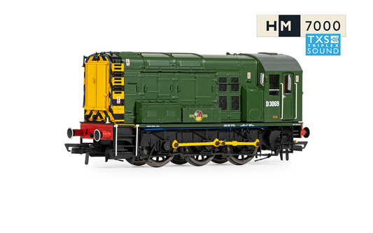 HORNBY 00 GAUGE - R30301TXS - CLASS 08 BR GREEN D3069 DCC TXS SOUND FITTED NEW