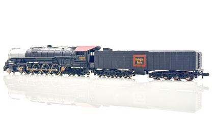 BACHMANN N GAUGE - 58066 - BURLINGTON NORTHERN 4-8-4 52' TENDER LOCOMOTIVE BOXED