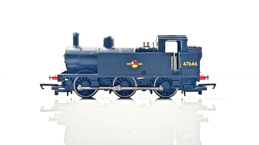 HORNBY 00 GAUGE - BR BLACK 0-6-0 CLASS 3F JINTY 47646 - UNBOXED DCC FITTED