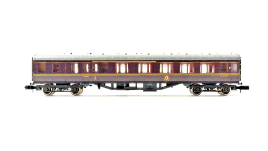 GRAHAM FARISH N GAUGE - 0691 - BR 63FT MK1 CORRIDOR BRAKE BCK MAROON BOXED
