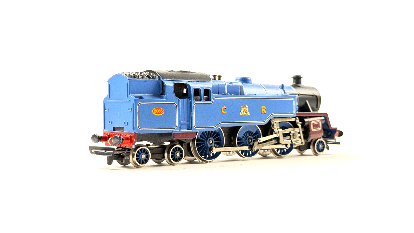 WRENN 00 GAUGE - W2246 - 2-6-4 TANK CALEDONIAN RAIL BLUE 2085 - NEEDS SERVICE