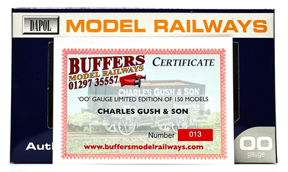 DAPOL 00 GAUGE - CHARLES GUSH & SON GENERAL MERCHANTS EXMINSTER (BUFFERS LTD ED)