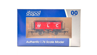 DAPOL 00 GAUGE - WEST LEIGH COLLIERIES WLC WAGON NO.451 (LIMITED EDITION)