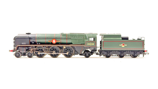 HORNBY 00 GAUGE - BR GREEN 4-6-2 MERCHANT NAVY CLAN LINE 35028 PART BOXED