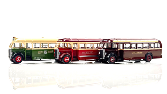 EFE/EQUIVALENT 1/76 SCALE - 3 X BUSES LEYLAND DEWSBURY NOTTINGHAM WAKEFIELD UB