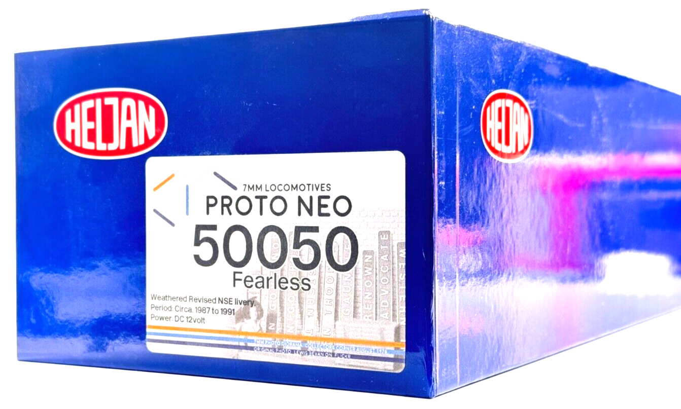 HELJAN O GAUGE - CLASS 50 DIESEL 50050 NETWORK SOUTHEAST FEARLESS (PROTO NEO)