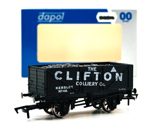 DAPOL 00 GAUGE - CLIFTON COLLIERY COMPANY KERSLEY WAGON NO.48 (LIMITED EDITION)