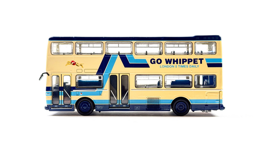 BRITBUS N6204 - 1/76 SCALE - SCANIA METROPOLITAN DOUBLE DECK WHIPPET COACHES