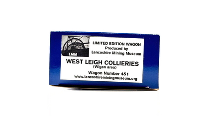 DAPOL 00 GAUGE - WEST LEIGH COLLIERIES WLC WAGON NO.451 (LIMITED EDITION)