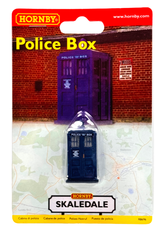 HORNBY 00 GAUGE SKALEDALE - R8696 - POLICE BOX (TARDIS) - CARDED