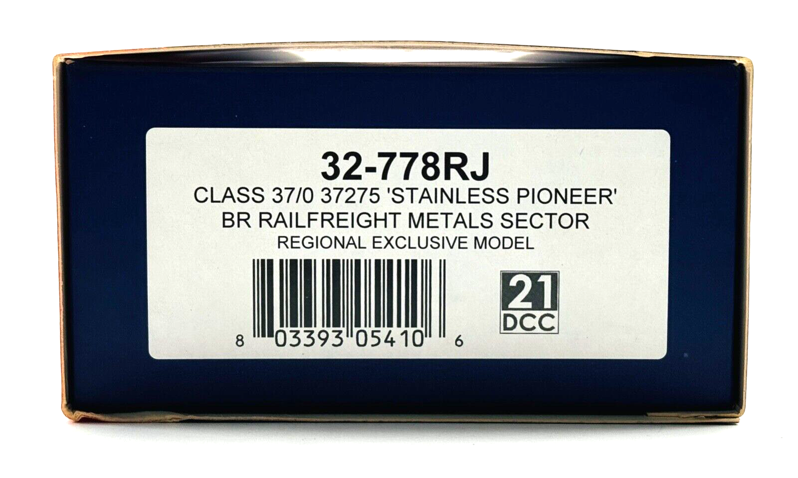 BACHMANN 00 GAUGE - 32-778RJ - CLASS 37/0 37275 'STAINLESS PIONEER' RAILFREIGHT