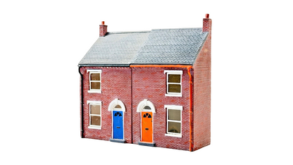 HORNBY 00 GAUGE SKALEDALE - R8644/R8645 - LOW RELIEF TERRACE HOUSE L/R UNBOXED