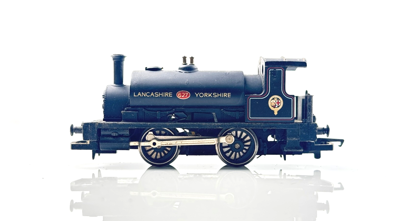 HORNBY 00 GAUGE - LANCASHIRE YORKSHIRE L&Y SADDLE TANK 627 - UNBOXED