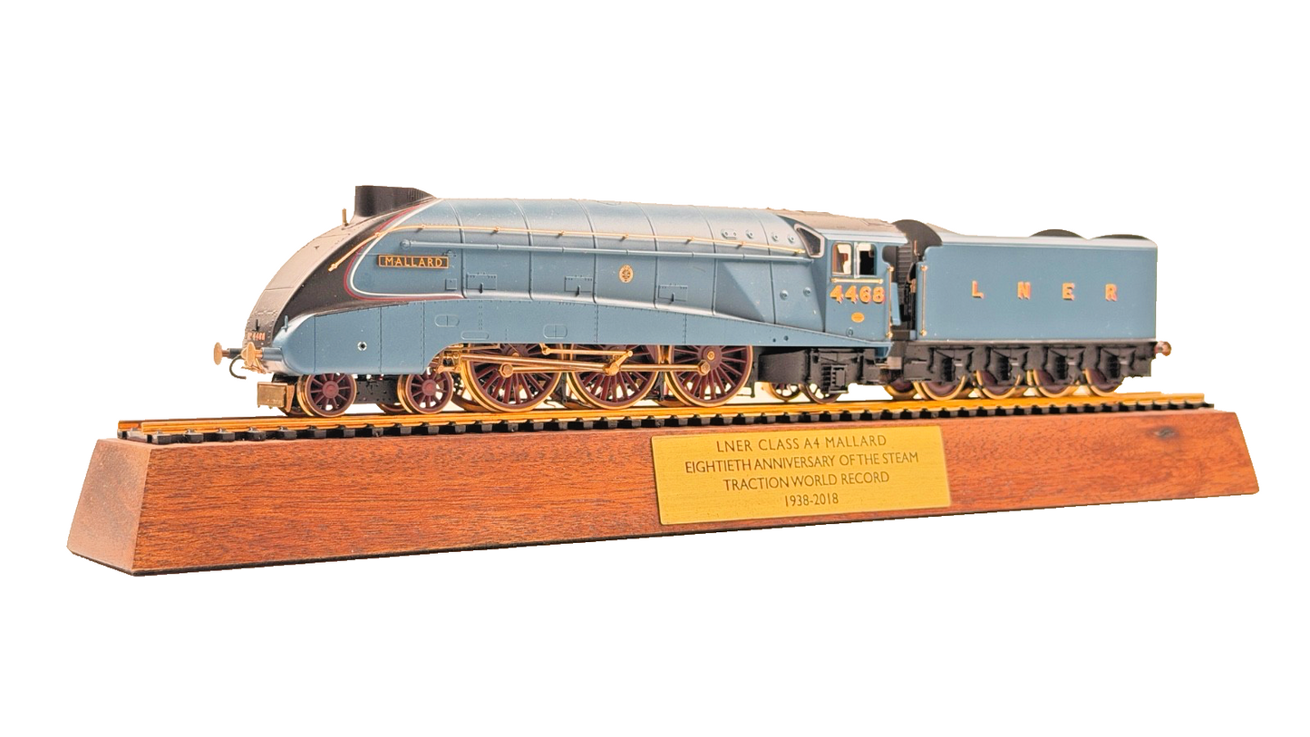 HORNBY 00 GAUGE - R3612 - LNER CLASS A4 MALLARD 80TH ANNIV. WORLD SPEED RECORD