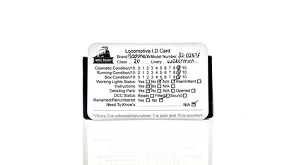 BACHMANN 00 GAUGE - 32-025TF - CLASS 20 DIESEL 20042 WATERMAN RAILWAYS BLACK