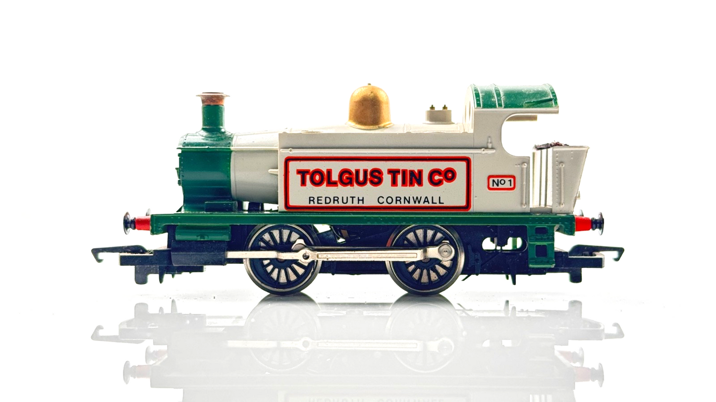 HORNBY 00 GAUGE - R153 - TOLGUS TIN CO REDRUTH CORNWALL 0-4-0 TANK ENGINE NO.1