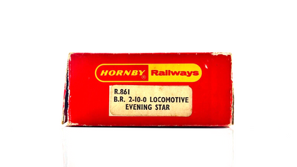 HORNBY 00 GAUGE - R861 - BR GREEN 2-10-0 CLASS 9F 'EVENING STAR' 92220 - BOXED