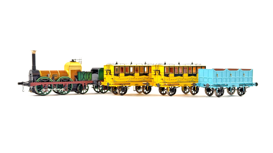 HORNBY 00 GAUGE - R30232 - L&MR NO.57 LION LIVERPOOL & MANCHESTER CENTENARY SET