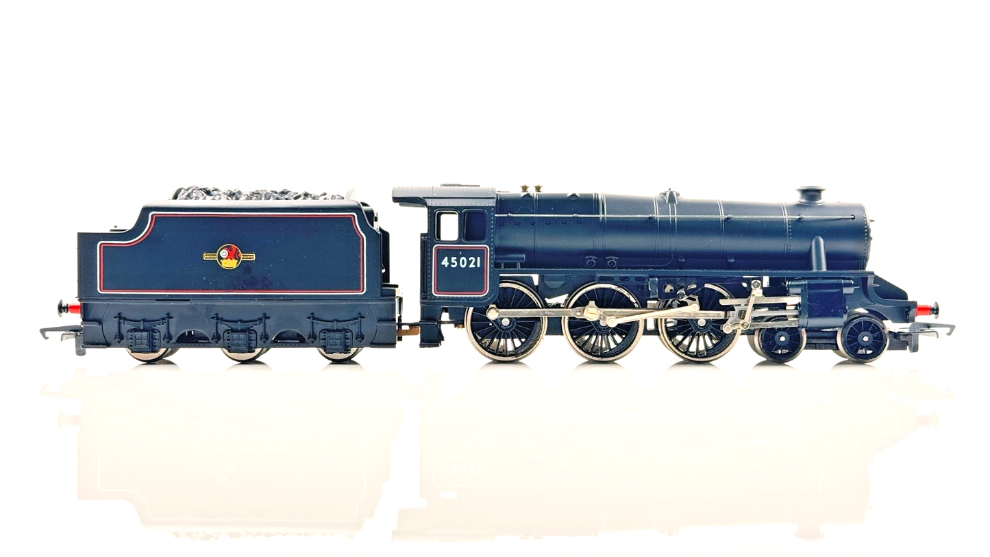 HORNBY 00 GAUGE - R068 - BR BLACK 4-6-0 CLASS 5 LOCOMOTIVE 45021 - BOXED