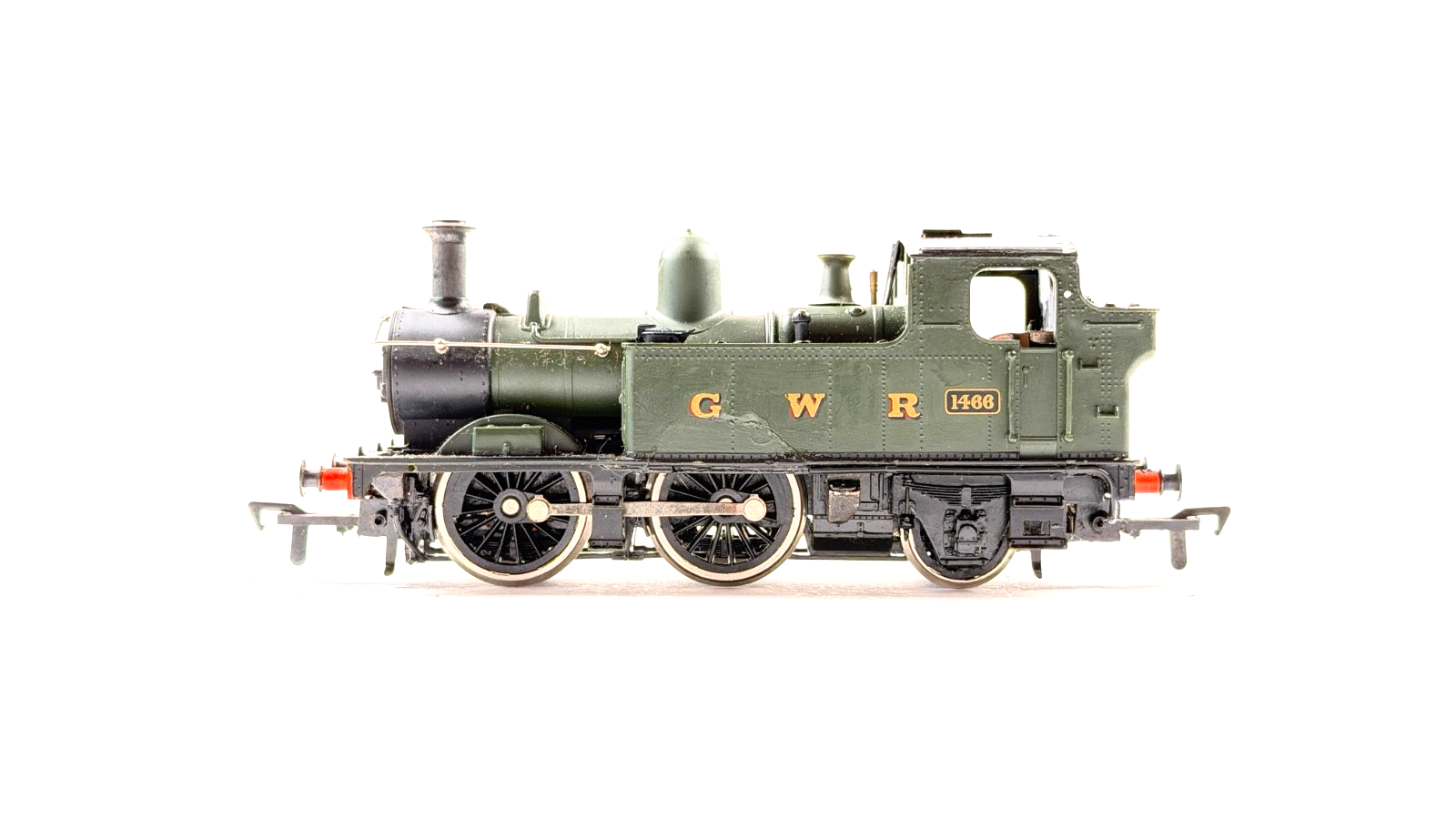 AIRFIX 00 GAUGE - 54152-7 - GWR GREEN 0-4-2 CLASS 14XX TANK 1466 BOXED 2
