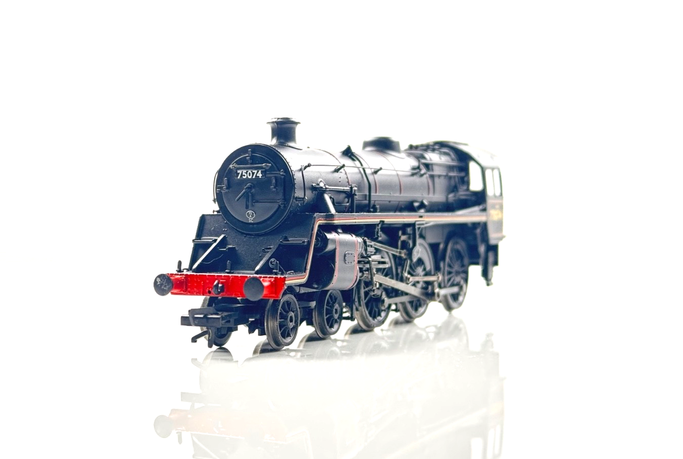 BACHMANN 00 GAUGE - 31-117DC - STANDARD CLASS 4MT 75074 BR BLACK DCC FITTED