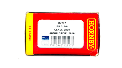HORNBY 00 GAUGE - R2917 - BR BLACK 2-8-0 CLASS 2800 LOCOMOTIVE 2810 BOXED