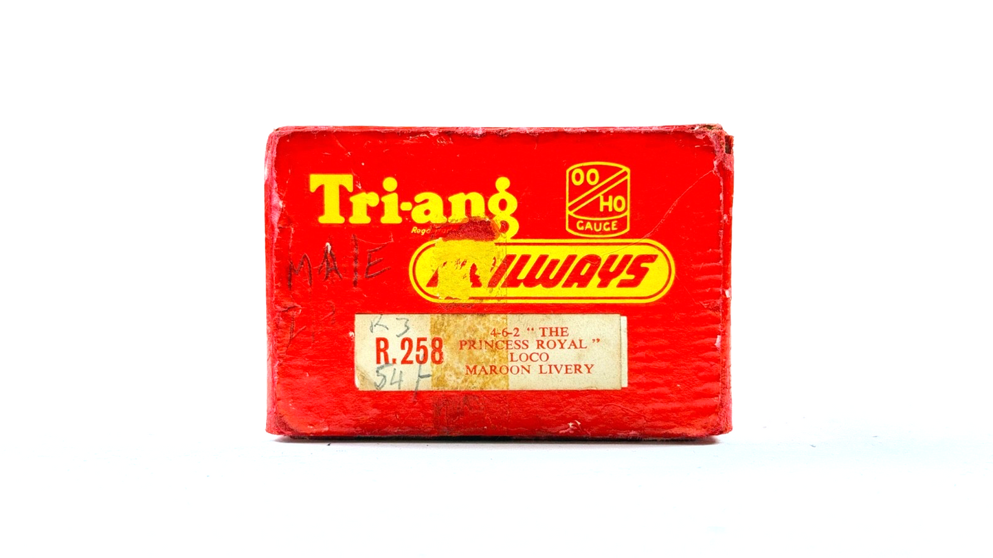 TRIANG 00 GAUGE - R258 - BR MAROON THE PRINCESS ROYAL LOCO ONLY NO TENDER BOXED