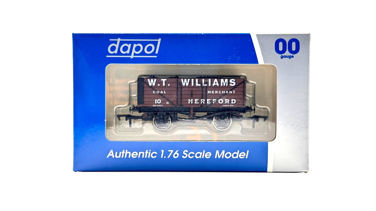 DAPOL 00 GAUGE - W.T WILLIAMS COAL MERCHANTS HEREFORD WAGON 10 (LIMITED EDITION)