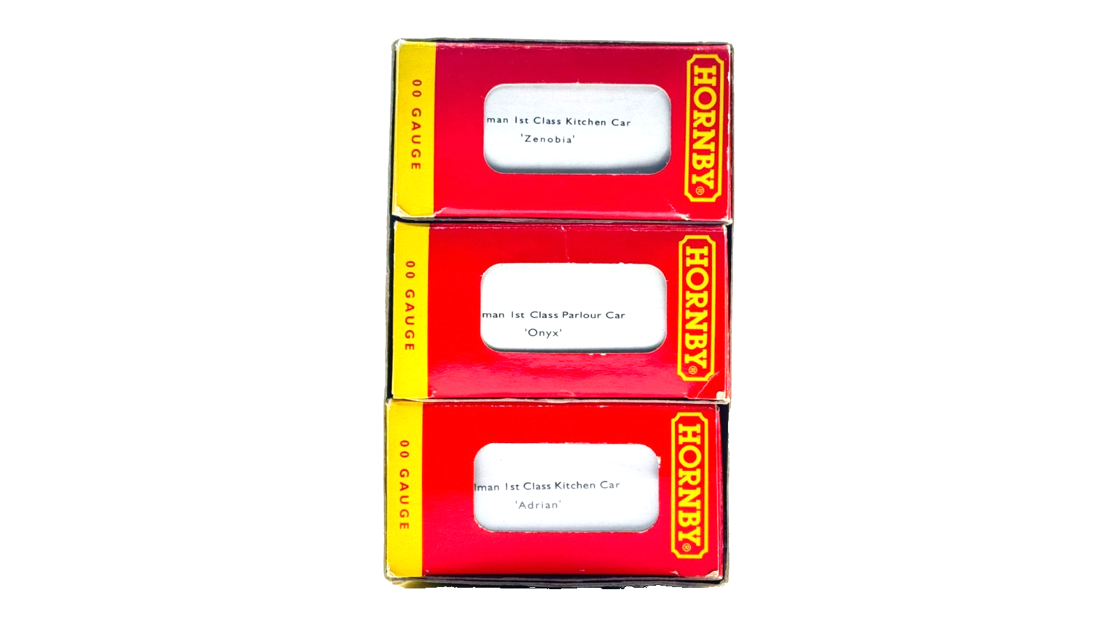 HORNBY 00 GAUGE - R4196 - THE GOLDEN ARROW PULLMAN COACHES TRIPLE PACK - BOXED