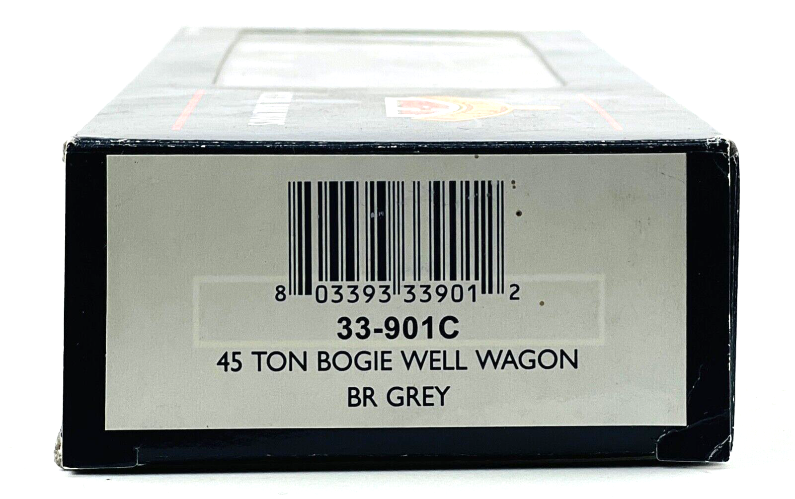 BACHMANN 00 GAUGE - 33-901C - 45 TON BOGIE WELL WAGON BR GREY - BOXED