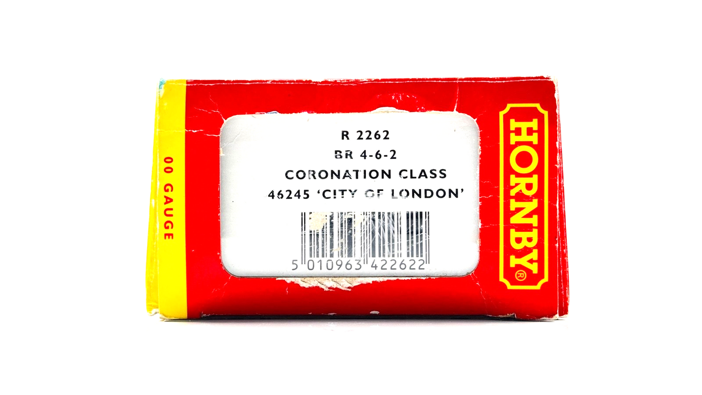 HORNBY 00 GAUGE - R2262 - BR 4-6-2 MAROON CORONATION CITY OF LONDON 46245