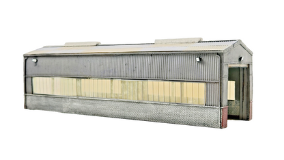 BACHMANN SCENECRAFT 00 GAUGE - 44-126 - SINGLE ROAD SERVICING SHED - UNBOXED