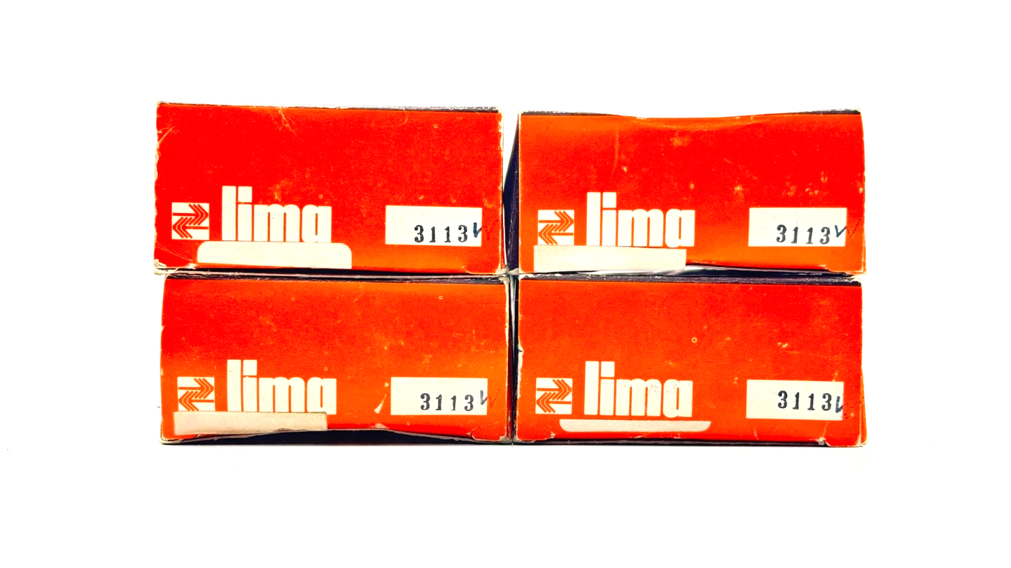 LIMA HO/00 GAUGE - 3113 - COCA COLA COKE REFRIGERATED LWB WAGONS X 4 BOXED